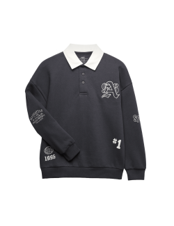 Ragby mikina s vysokým podílem bavlny (6–16 let)