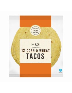 12 mini tortill z kukuřičné a pšeničné mouky