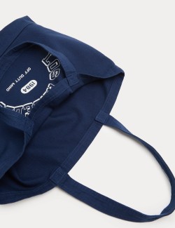 Pure Cotton Canvas Graphic Tote Bag