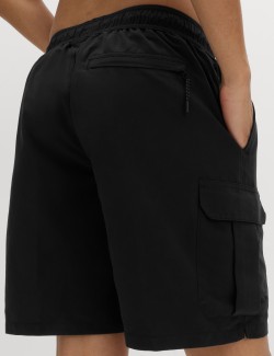 Quick Dry Longer Length Cargo Swim Shorts