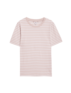 Pure Cotton Striped Everyday Fit T-Shirt