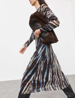 Chifon Printed Midaxi Column Dress