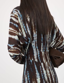 Chifon Printed Midaxi Column Dress