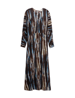 Chifon Printed Midaxi Column Dress