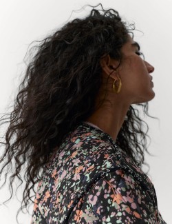 Prošívaná oboustranná bunda z čisté bavlny s potiskem