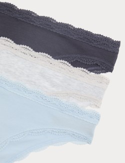 3 Pack Cotton Rich Brazilian Knickers