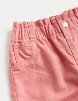 Cotton Rich Paperbag Jeans (0-6 Years)