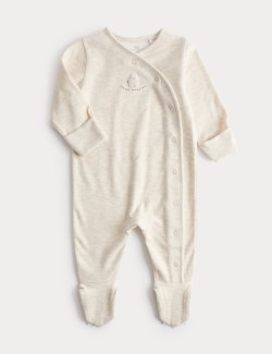 Little Monster' Slogan Sleepsuit (Newborn-1 Year)