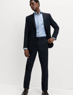 Luxusní pruhovaná košile z čisté bavlny s úzkým střihem