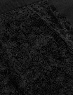 Krajkové brazilské kalhotky pro stomiky, s vysokým podílem bavlny, 3 ks v balení