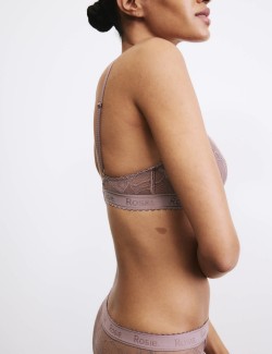 Podprsenka LaceWear s kosticemi a polokošilkami (A-E)