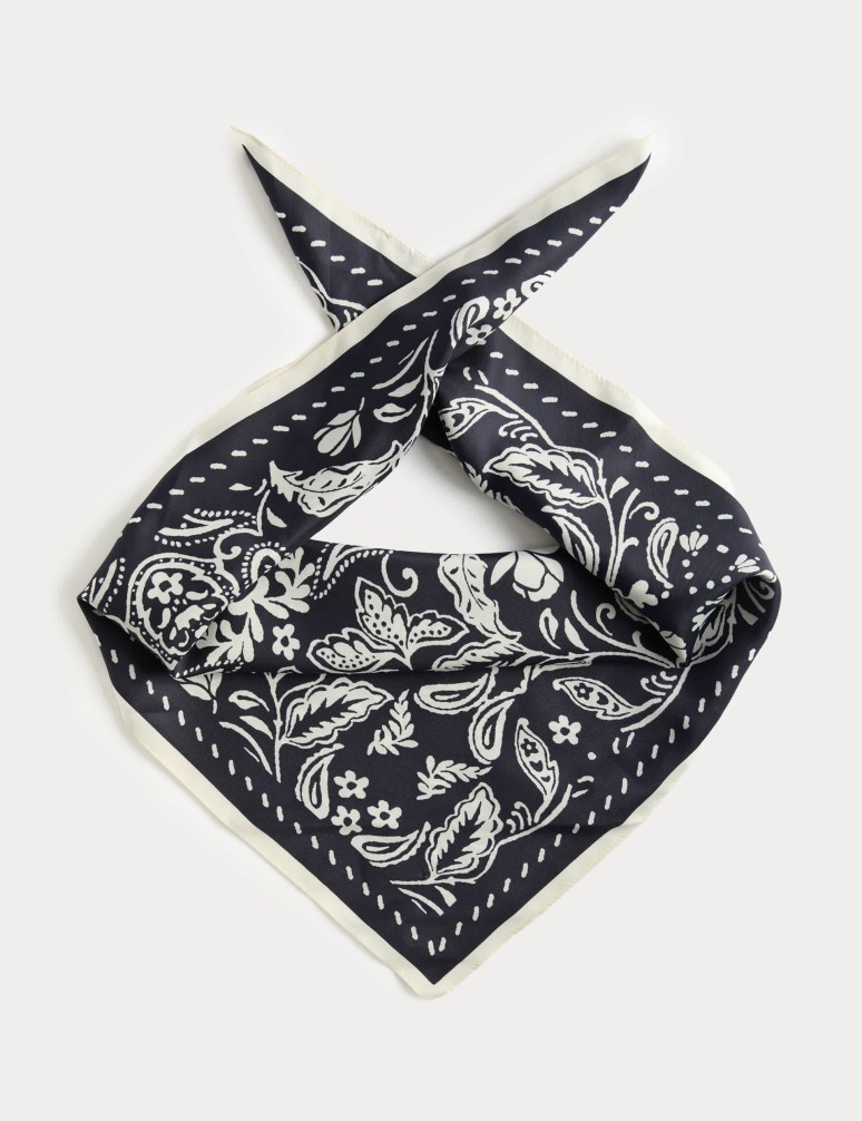 Satin Printed Neckerchief