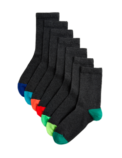 7pk Socks (8½-12 Small - 7½-10½ Large)