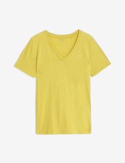 Pure Cotton V-Neck Everyday Fit T-Shirt