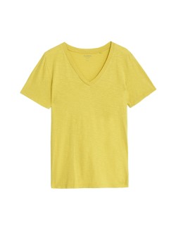 Pure Cotton V-Neck Everyday Fit T-Shirt