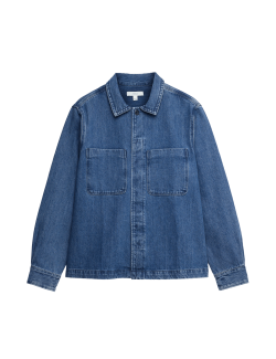 Džínová svrchní košile