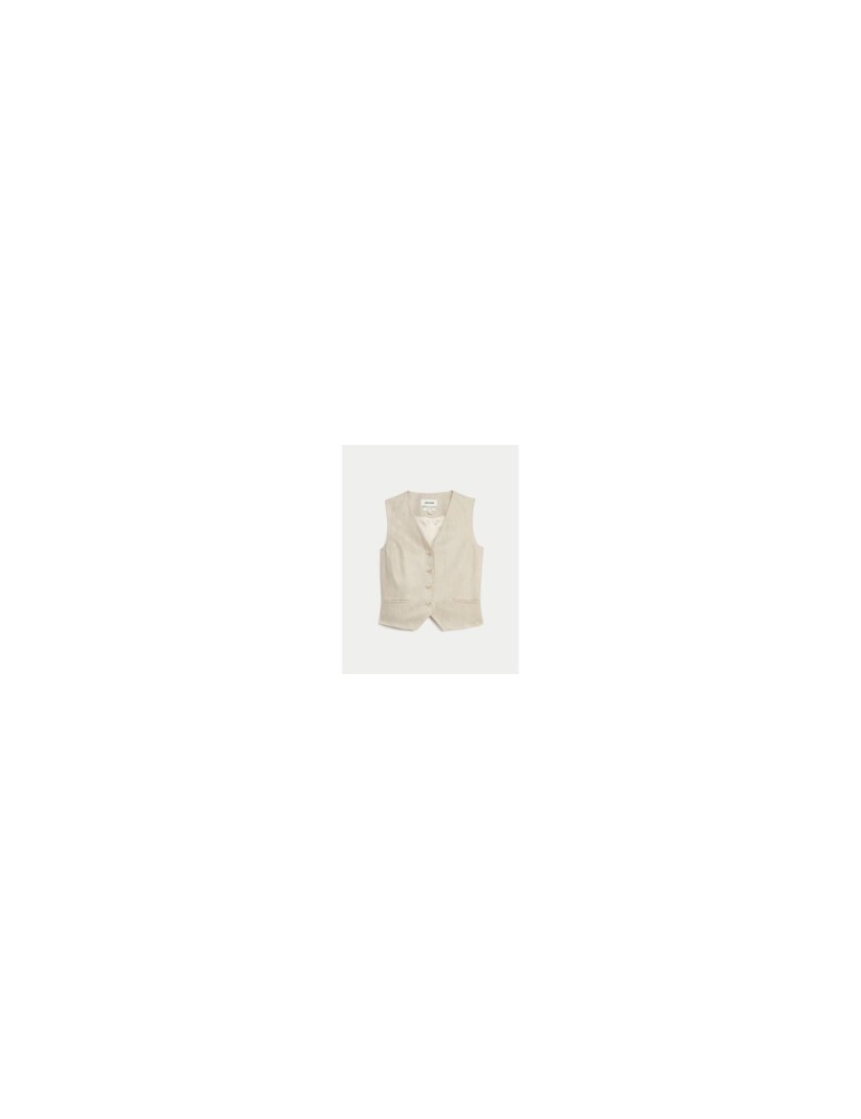 Pure Linen Waistcoat