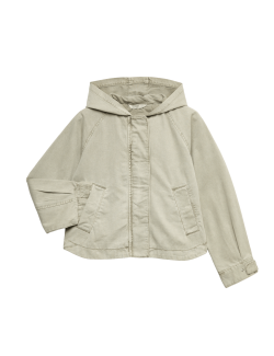 Parka s kapucí, z čisté bavlny (6–16 let)