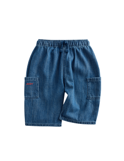Džíny s širokými nohavicemi a elastickým pasem (0–3 roky)