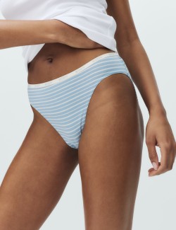 4pk Supima Cotton Rich High Leg Knickers