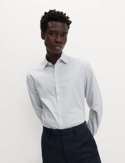 Regular Fit Pure Cotton Printed Shirt