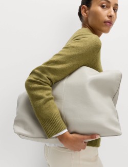 Kardigan s rolákovým límečkem a knoflíky na přední straně