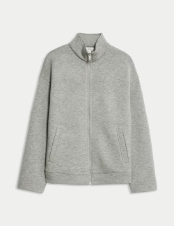 Scuba High Neck Zip Up Sweatshirt