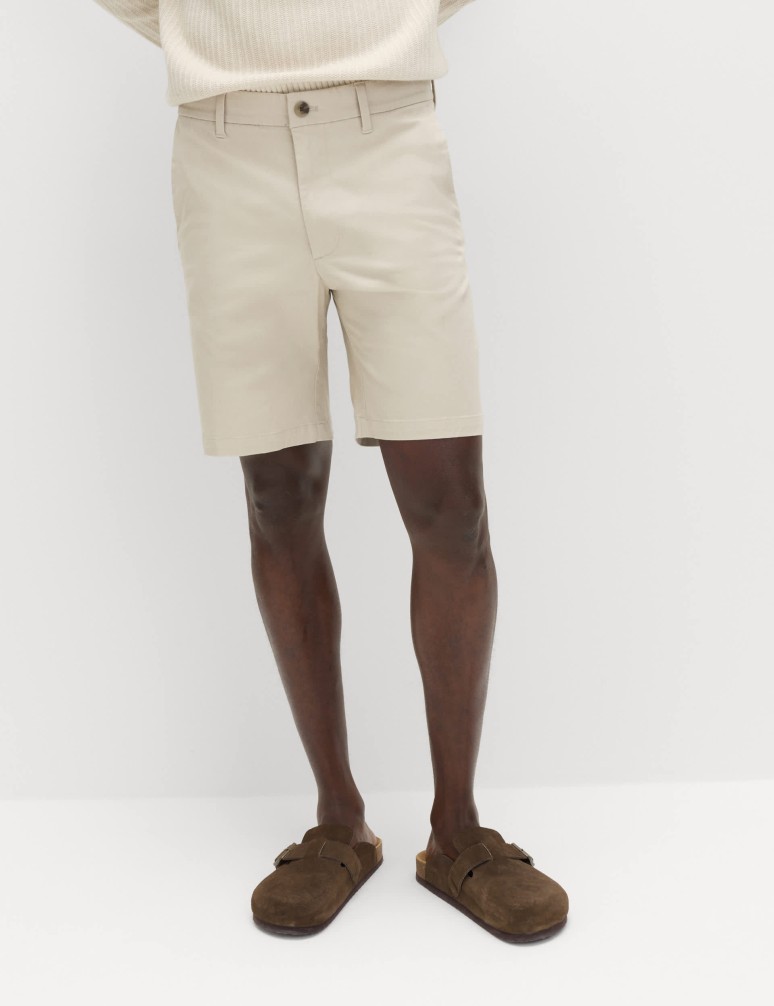 Strečové chino šortky, normální střih