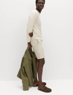 Strečové chino šortky, normální střih