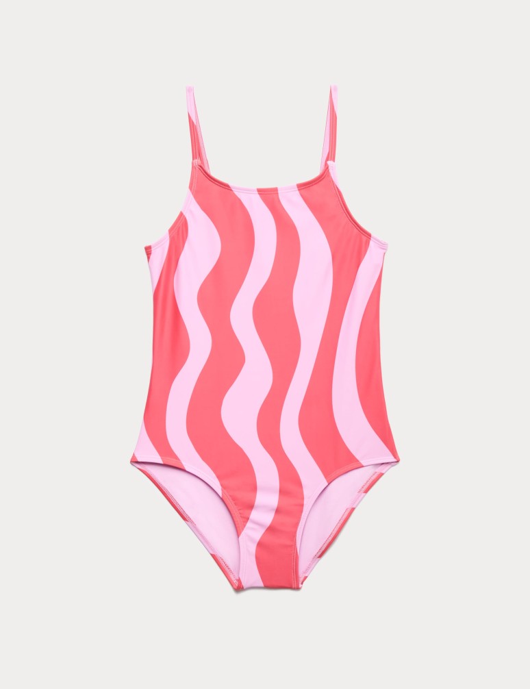 Wavey Stripe Swimsuit (6-16 Yrs)