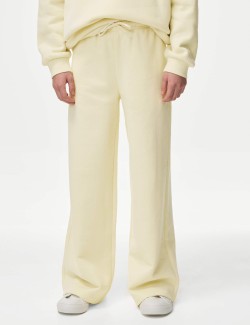 Wide Leg Cotton Rich Joggers (2-16 Yrs)