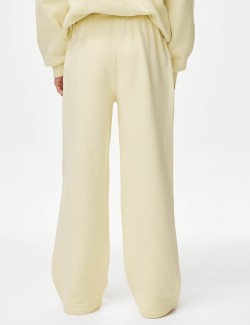 Wide Leg Cotton Rich Joggers (2-16 Yrs)