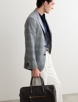 Tailored Fit Italian Pure Wool Blazer