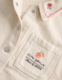 Vyšívané džínová bunda (1–8 let)