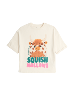 Tričko z čisté bavlny s motivem Squishmallows™ (2–10 let)