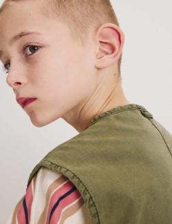 Cotton Rich Fisherman Utility Gilet (6-16 Years)