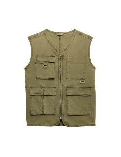 Cotton Rich Fisherman Utility Gilet (6-16 Years)