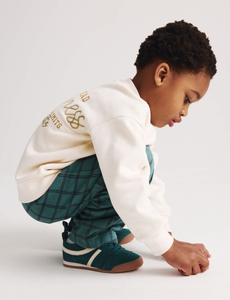 Dvoudílný outfit mikiny a kalhot s vysokým podílem bavlny (1–8 let)