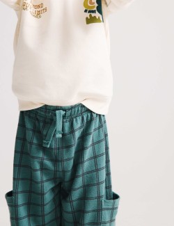 Dvoudílný outfit mikiny a kalhot s vysokým podílem bavlny (1–8 let)