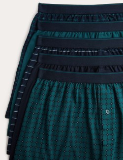 Žerzejové boxerky z čisté bavlny s technologií Cool & Fresh™, 5 ks v balení