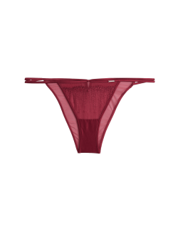 Florence Embroidery Tanga Brazilian Knickers