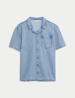 Pure Cotton Denim Shirt (6-16 Yrs)