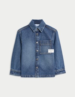 Pure Cotton Twill Denim Shirt (2-8 Yrs)