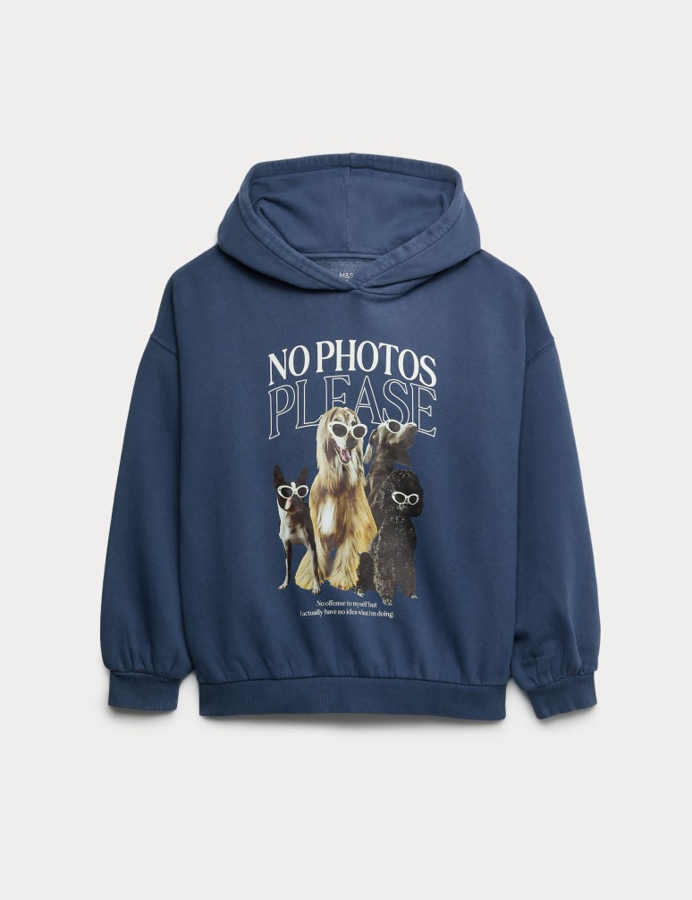 Cotton Rich Oversized Dog Hoodie