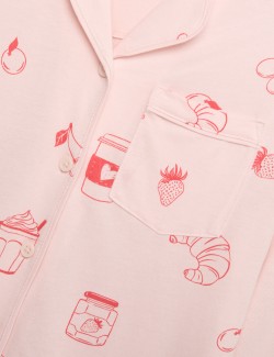 Cotton Blend Breakfast Pyjamas (3-16 Years)