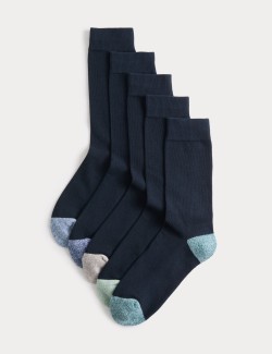 5 Pack Cool & Fresh™ Cotton Rich Cushioned Socks