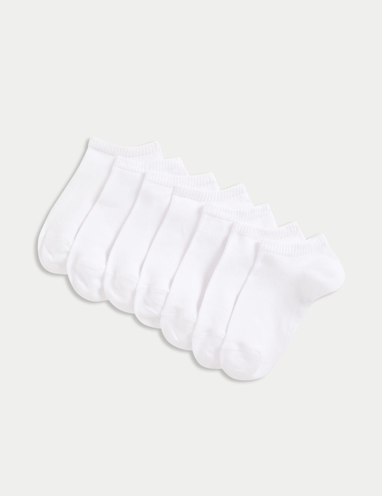 7pk Cotton Rich Trainer Liners (6 Small - 10½ Large)
