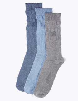 3pk Gentle Grip Socks