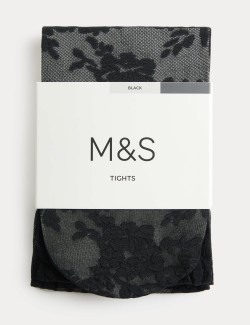 Floral Lace Sheer Tights