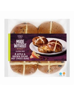 4 bezlepkové mazance se sultánkami máčenými v pomerančové šťávě, kousky kandovaných jablek, kousky kandovaných kompotovaných jab